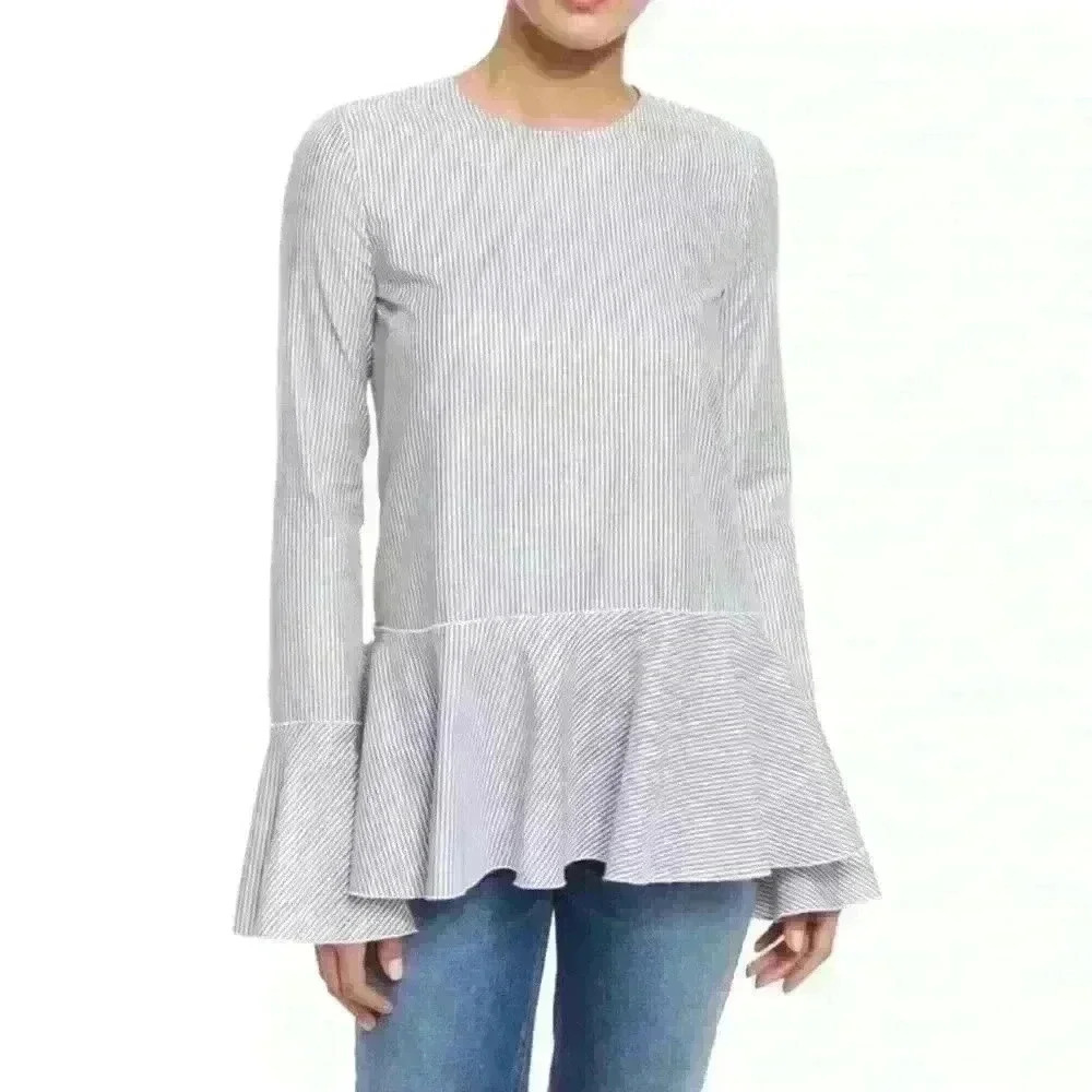 Theory Lexanda Mason Bell Blouse